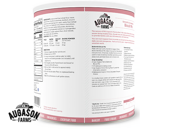 Augason Farms: Buttermilk Biscuit Mix (No Leavening)